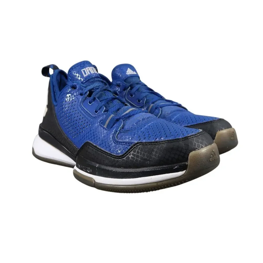 Adidas Shoes Mens 10 Athletic Trainer D Lillard Sneakers Basketball Sports Blue